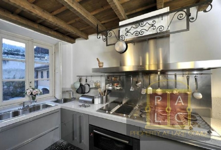 Kitchen of Villa Voltiana Lake Como Rentals